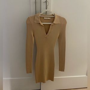 Bec + Bridge tan dress never worn size 2